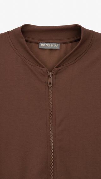 Толстовка однотонна жіноча GENUA G01132-0008 L Коричневий shop (2000999544965) | Зображення 1