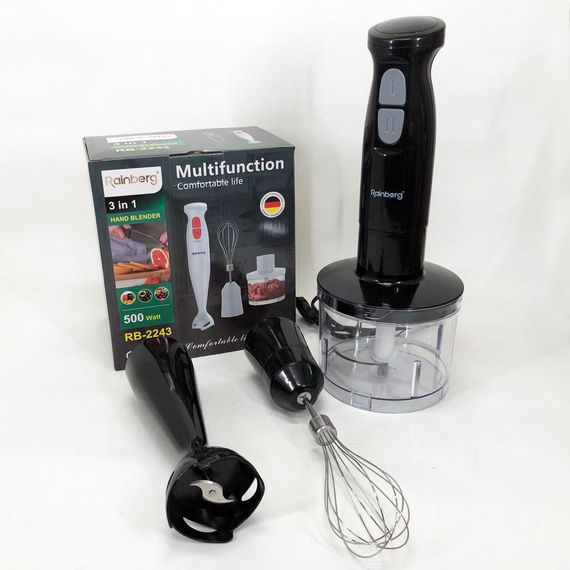 Ергономічний блендер для кухні Rainberg, Занурювальні блендери для дому, Блендер з легким керуванням HT-95 | Зображення 1