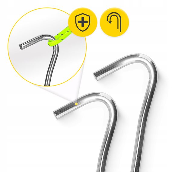 Набір кілочків для намету Mountain Goat сталеві 20 см 10 шт (P-5905973406857) | Зображення 3