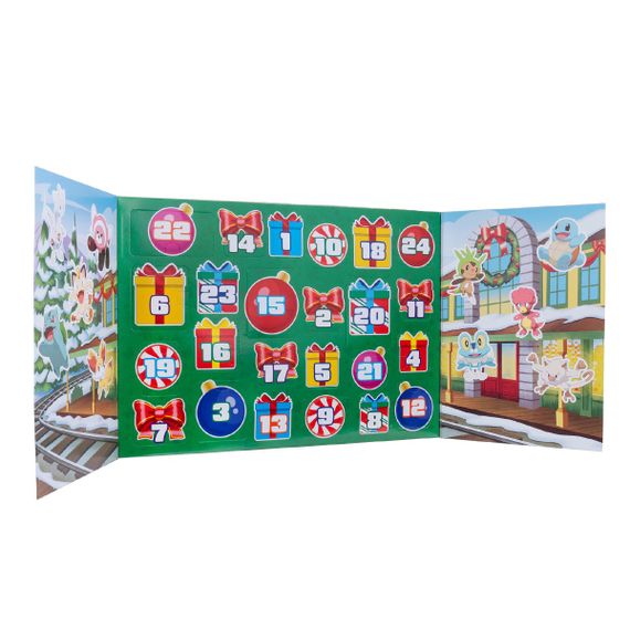 Игровой набор Holiday calendar 16фигурок и 8 акссесуаров Пакемон | Зображення 1