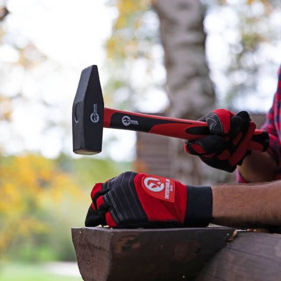 Молоток 1000 г.ручка з фібергласу INTERTOOL HT-0210 | Зображення 2