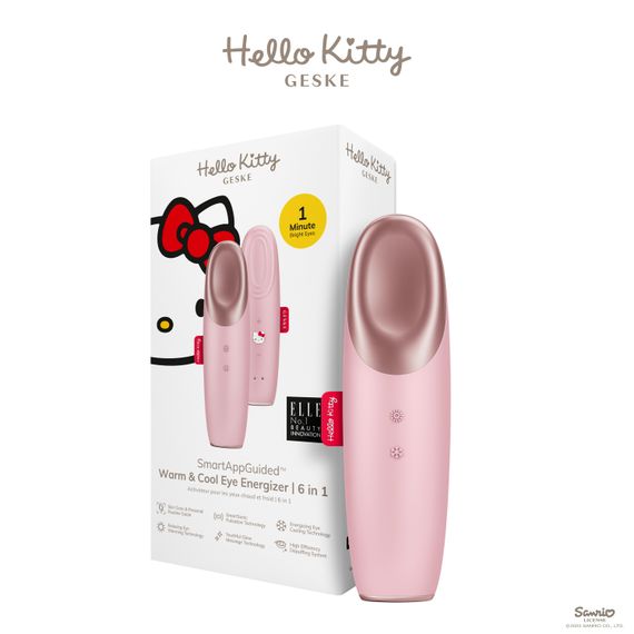 Енерджайзер для очей GESKE Warm&Cool Eye Energizer 6в1 by Hello Kitty pink, Рожевий