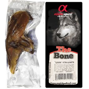 Лакомство для собак Alpha Spirit Ham Bone Brochette Vacuum мясная косточка 18-20 см as90036