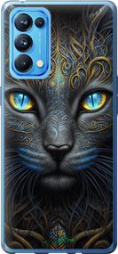 Чохол на Oppo Reno5 Pro Кішка "5548u-2239-2448"