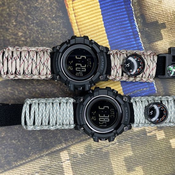 Чоловічий годинник Skmei 1356DCPK Desert Camo Tactic Compass | Зображення 3