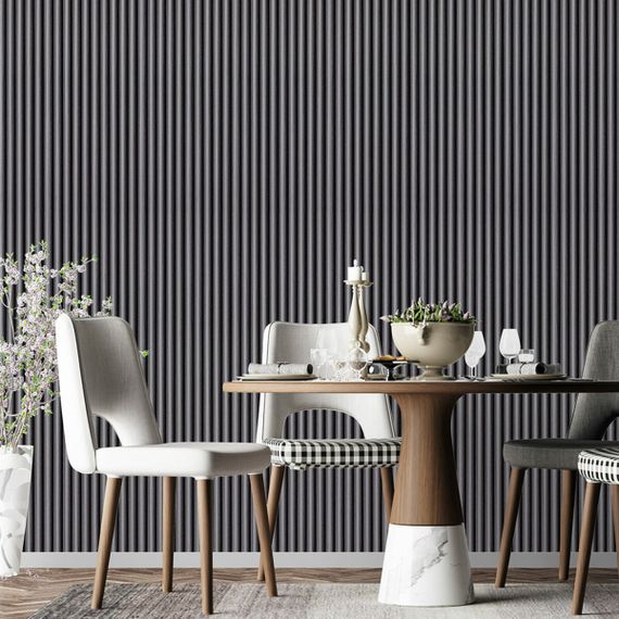 Декоративна WPC кругла стінова рейка 3000*152*15мм (D) SW-00001873 | Зображення 6