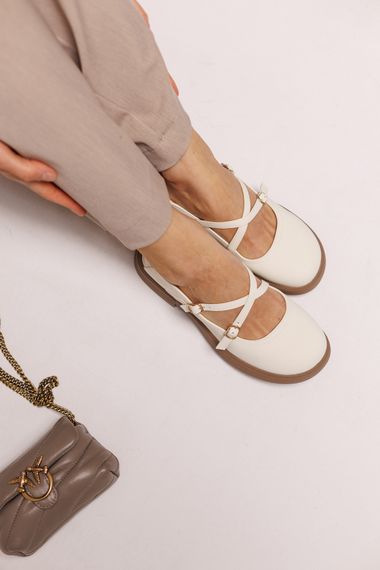 Туфлі жіночі 591720 Бежеві 36 37 38 39 40 | Зображення 7