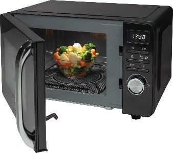 Мікрохвильова піч Gorenje, 20л, електр. управл., 700Вт, гриль, дисплей, чорний (MO20S4BC) | Зображення 4