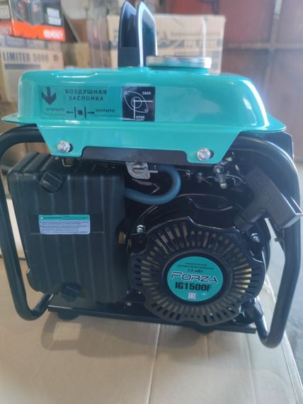 Генератор инверторный бензиновый FORZA IG1500F 1.4 кВт Инверторный генератор Инверторный генератор для дома | Зображення 4