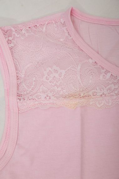 Пижама женская с принтом  -уценка, цвет розовый, 243R1602-010-U-31 | Зображення 7