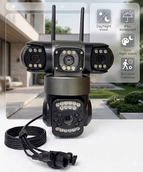 Вулична поворотна камера 4G Smart Camera SO-14 • Камера відеоспостереження з SIM-карткою для дому, дачі та бізнесу | Зображення 5