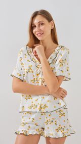 Піжама жіноча Siyahinci 20125 XL Молочний shop (2000999518003)