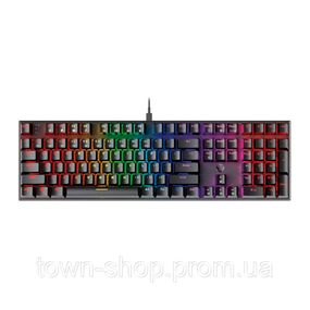 Клавиатура USB Fantech MK855RGB, длина кабеля 135см, (Eng), Black, 108к, Q10