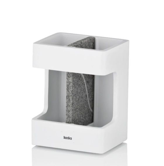 Склянка для зубних щіток Kela Сube 23693 8.5х6.5х11.5 см білий