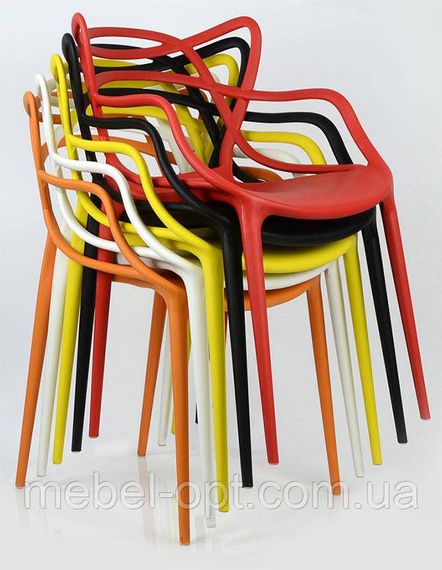 Кресло Masters Chair желтый пластик PP, дизайн Philippe Starck | Зображення 6