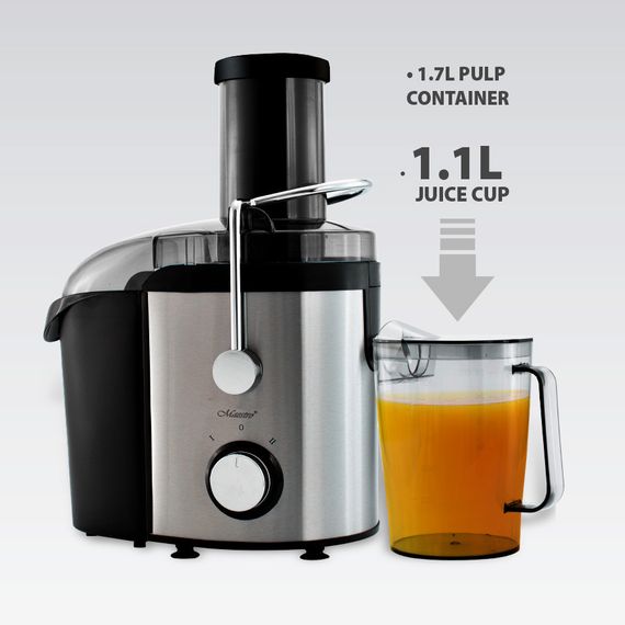 Соковыжималка для фруктов и овощей Maestro MR-805 центробежная 700 Вт электрическая | Зображення 2