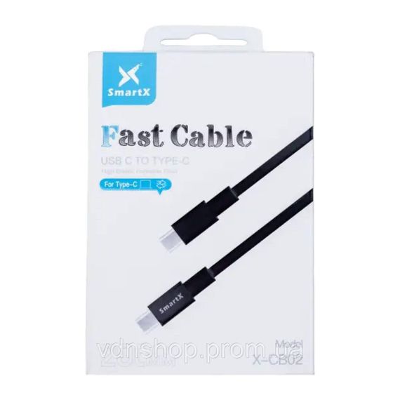 Кабель для зарядження USB-С шнур 2м чорний UR522 | Зображення 5