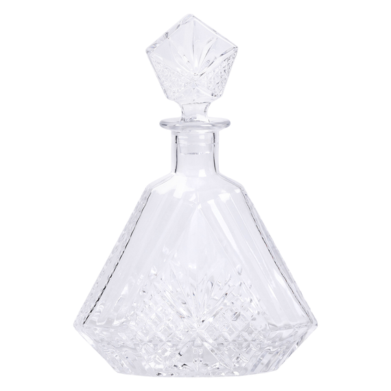 Декантер для віскі 1 літр 18×8×27 см із пробкою HP-19-37 | Зображення 1