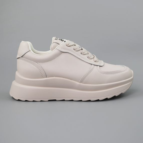 Кросівки жіночі шкіряні 587947 Бежеві 36 37 40 41