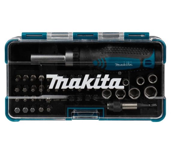 Отвертка реверсивная с набором бит (47 предметов) Makita B-36170 | Зображення 3