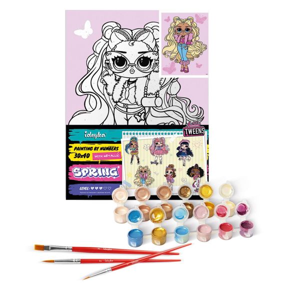 Картина за номерами "L.O.L. Surprise! Tweens Olivia Flutter" KHO6286, 30х40 см | Зображення 1