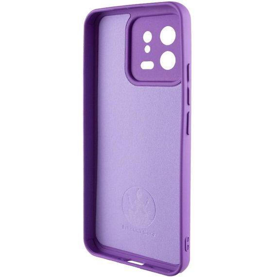 Чохол TPU GETMAN Liquid Silk Full Camera для Xiaomi 13 Фіолетовий / Purple | Зображення 4