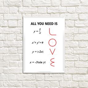 Постер у рамці All you need is love A3 (WMT3_19L001)