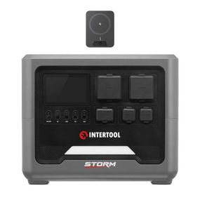 Станція зарядна портативна 1.8 кВт, 1024 Втг, LiFeP04, бездротова зарядка, знімний повербанк, STORM INTERTOOL