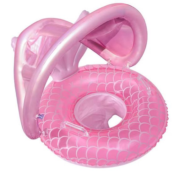 Надувне коло з трусиками та дахом для захисту від сонця Русалка | Зображення 1