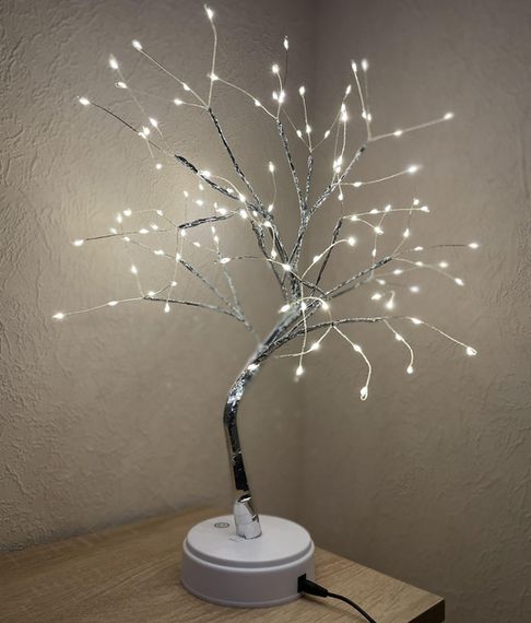LED настільна лампа Дерево Сріблястий Кристал XPRO NNG-06 (44898-NNG-06_322) | Зображення 5