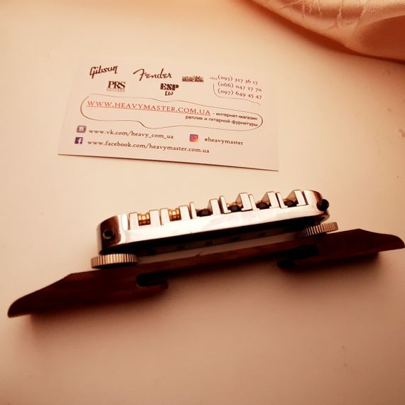 Струнодержатель бридж для акустической гитары полуакустики полуакустической роликовый | Зображення 2