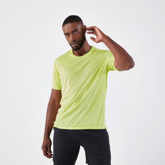 Футболка мужская Run Dry+ желтая - 2XL