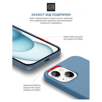 Чехол для мобильного телефона Armorstandart ICON2 MagSafe Apple iPhone 15 Winter Blue (ARM72760) | Зображення 4