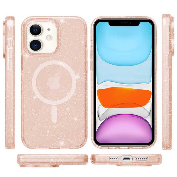 Чохол TPU Galaxy Sparkle (MagFit) для Apple iPhone 11 (6.1") | Зображення 1