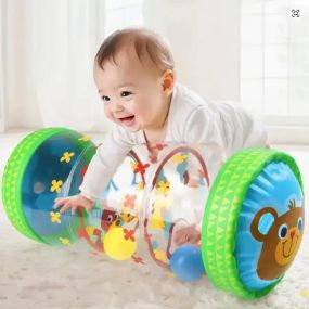 Надувний барабан для повзання малюків, 45×20×20 см