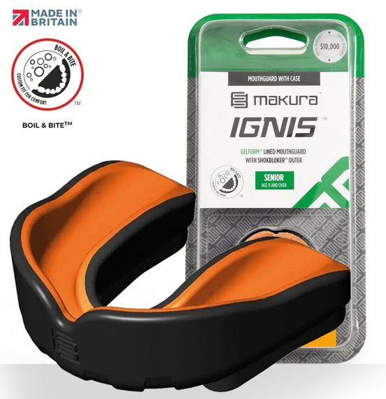 Капа MAKURA Ingis доросла (вік 11+) Black/Orange (art.6017514013)