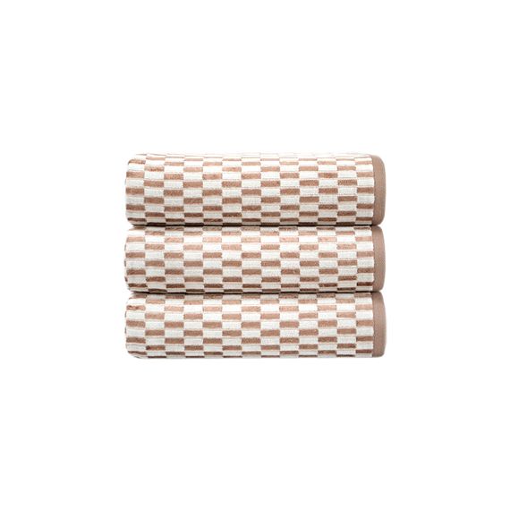 Рушник TAC 103356 Туреччина 50*90 см  Бавовна + віскоза Кава