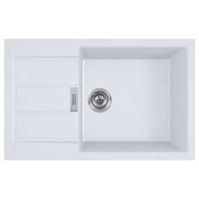 Кухонні мийки Franke Sirius 2.0 S2D 611-78 XL/143.0621.338/ тектонайт/с крылом/780х500х200/белая (143.0621.338)