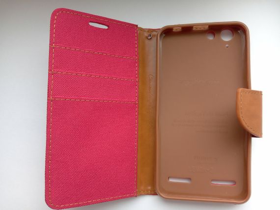 Чохол-книжка Goospery з тканини для Lenovo A6020 Red | Зображення 2