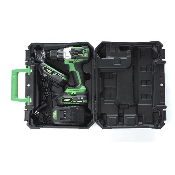 Дриль-шурупокрут безщітковий APRO 20 В, 2 А, 20DB, 2 АКБ, ЗП, кейс 8950331 | Зображення 8