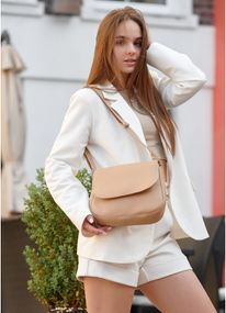 Сумка жіноча Sambag Rose BZN бежевий 20 х 24 х 7 см (94000026)