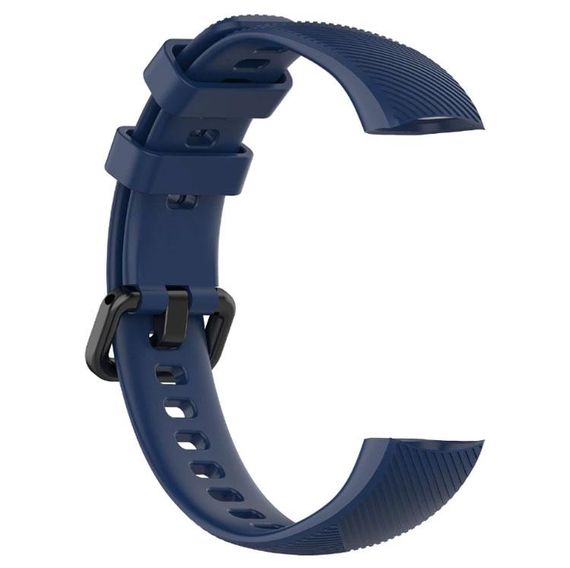 Силіконовий ремінець Primo для фітнес-браслета Huawei Honor Band 4 / 5 - Dark Blue | Зображення 2