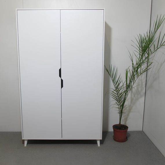 Шафа дводверна з ніжками кольору світлий горіх М-ЗОН Борн 1200 Дуб Артизан/Антрацит (MZN-031057) | Зображення 4