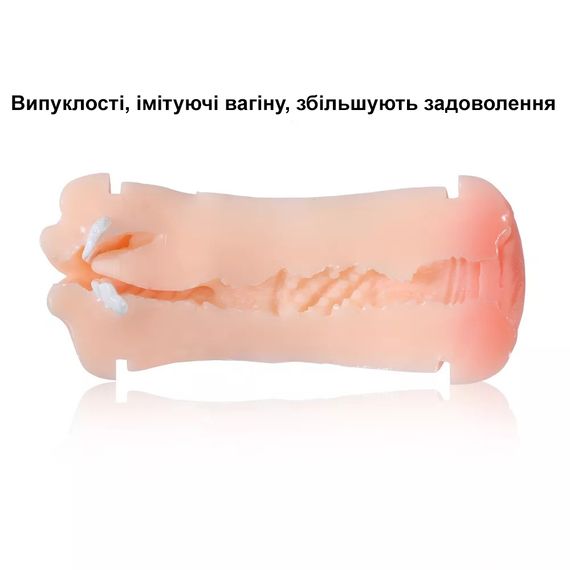 Двусторонний мужской мастурбатор ( имитация губ и влагалища) | Зображення 3