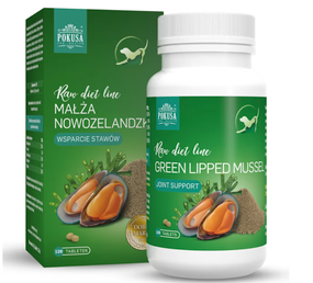 Препарат из новозеландских зеленых мидий, для  суставов Pokusa Temptation Raw Diet 120 шт