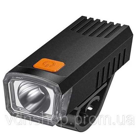 Передній протиударний ліхтар на велосипед, Ліхтар для велопрогулянок із зарядкою, Ліхтарик велоліхтар VX-80 | Зображення 1