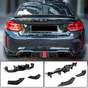 Задний Диффузор V8 (для F87 M2/M2C, Карбон) для BMW 2 серия F22/23 2014-2021 гг