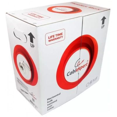 Кабель сетевой Cablexpert FTP 305м, cat.5e, 4 пары, 0,48 мм, многожильный, CU (FPC-5004E) | Зображення 1