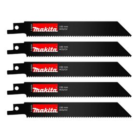 Набір полотен HSS 150 мм по дереву для шабельної пили Makita P-05000 (5 шт)