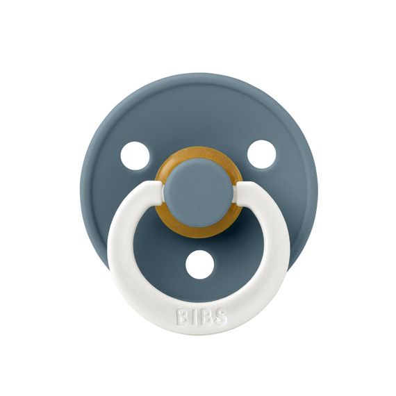 Соска пустушка Bibs Colour Petrol Glow  0-6 міс Латекс світиться у темряві